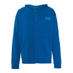 Round Logo Zip Hoodie Men