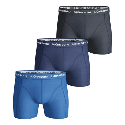 BJØRN BORG Noos Solids Boxer Shorts 3 Pack Men 1 BJØRN BORG Noos Solids Boxer Shorts 3 Pack Men