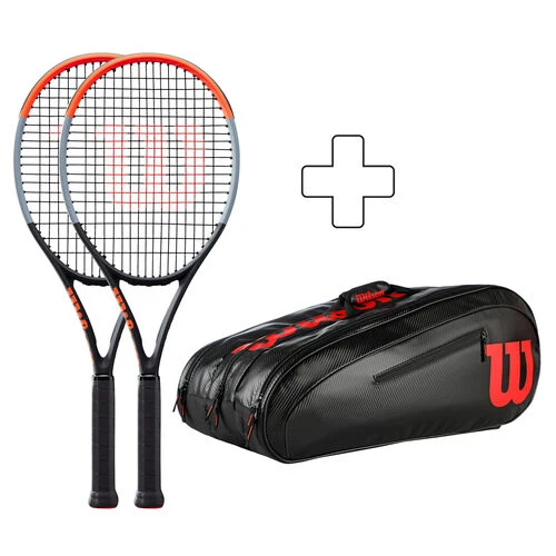 Wilson 2 X Clash 100 Plus Tennis Bag 1 Wilson 2 X Clash 100 Plus Tennis Bag