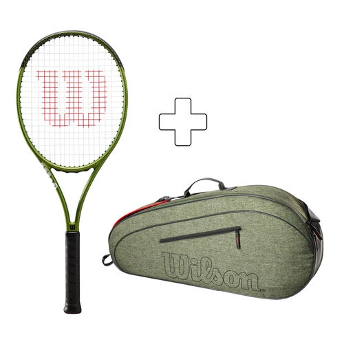 Wilson Blade Feel 100 Allround Racket (plus Tennis Bag) 1 Wilson Blade Feel 100 Allround Racket (plus Tennis Bag)