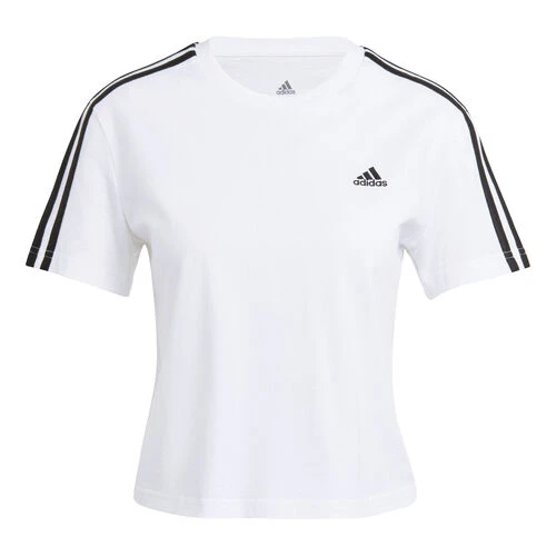 ADIDAS 3 Stripes Crop T-Shirt Women 1 ADIDAS 3 Stripes Crop T-Shirt Women