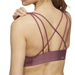 ADIDAS Velcro Studio Mid Stripes Sports Bras Women -ADIDAS Store 17099000 19