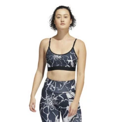 ADIDAS Training Flower Light-Support Sports Bras Women -ADIDAS Store 17107000 13