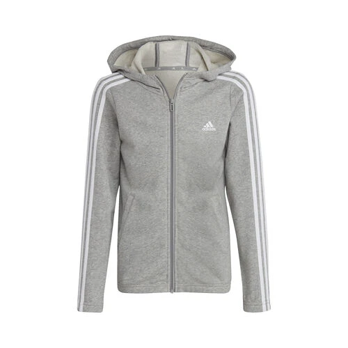 ADIDAS 3 Stripes Zip Hoodie Girls 1 ADIDAS 3 Stripes Zip Hoodie Girls