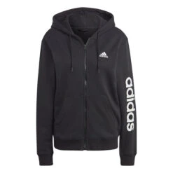 ADIDAS Linear French Terry Full Zip Hoodie Women