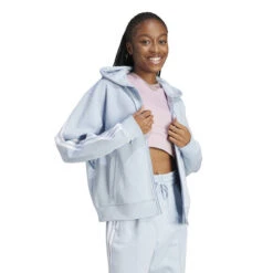 ADIDAS Linear French Terry Zip Hoodie Women -ADIDAS Store 18380000 13