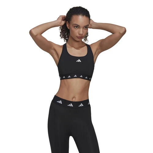ADIDAS Power Medium-Support Tech-Fit Sports Bras Women 3 ADIDAS Power Medium-Support Tech-Fit Sports Bras Women - Image 3