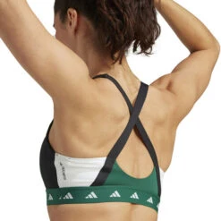 ADIDAS PWI Medium-Sport Tech-Fit Color Block Sports Bras Women 11 ADIDAS PWI Medium-Sport Tech-Fit Color Block Sports Bras Women -ADIDAS Store 18520000 16