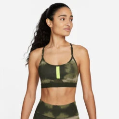 Nike Dri-Fit Indy DYE All Over Print Sports Bras Women -ADIDAS Store 55874000 14
